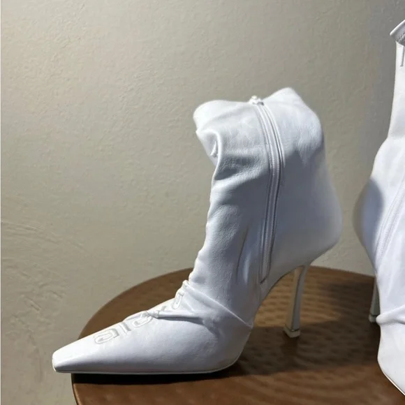 Alexander Wang White Heeled Boots - Picture 2 of 6